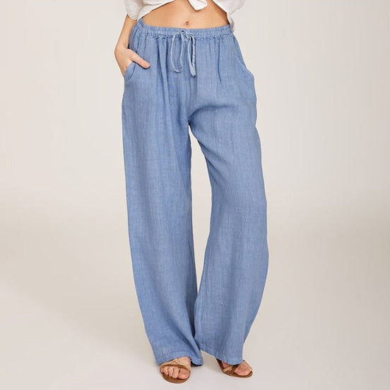 Enara - Pantaloni comodi con cintura