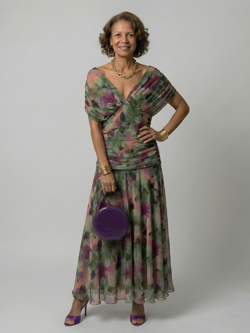 Calen | Abito Midi Off-Shoulder