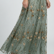Selora | Abito Maxi Floreale con Collo Halter