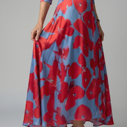 Celine | Abito Midi con Collo Avvolgente