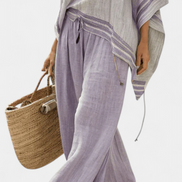Zandrel | Elegante set in lino off-shoulder