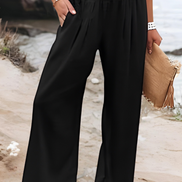 Aileen - Pantaloni larghi in lino