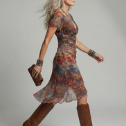 Aeris | Abito Midi Relaxed Holder