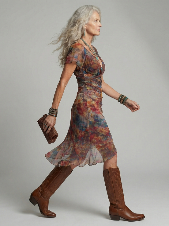 Aeris | Abito Midi Relaxed Holder