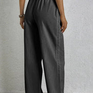 Shania - Pantaloni casual con bottoni
