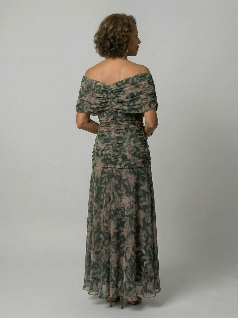 Calen | Abito Midi Off-Shoulder