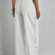 Shania - Pantaloni casual con bottoni