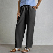 Shania - Pantaloni casual con bottoni