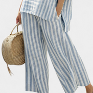 Rensleigh | Set di lino a righe fresche