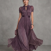 Ashley | Elegante Abito Maxi in Chiffon