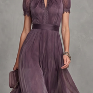 Ashley | Elegante Abito Maxi in Chiffon