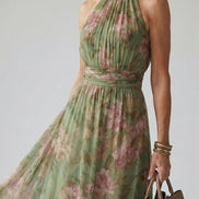Mirelle | Abito Midi con Scollo All'Americana