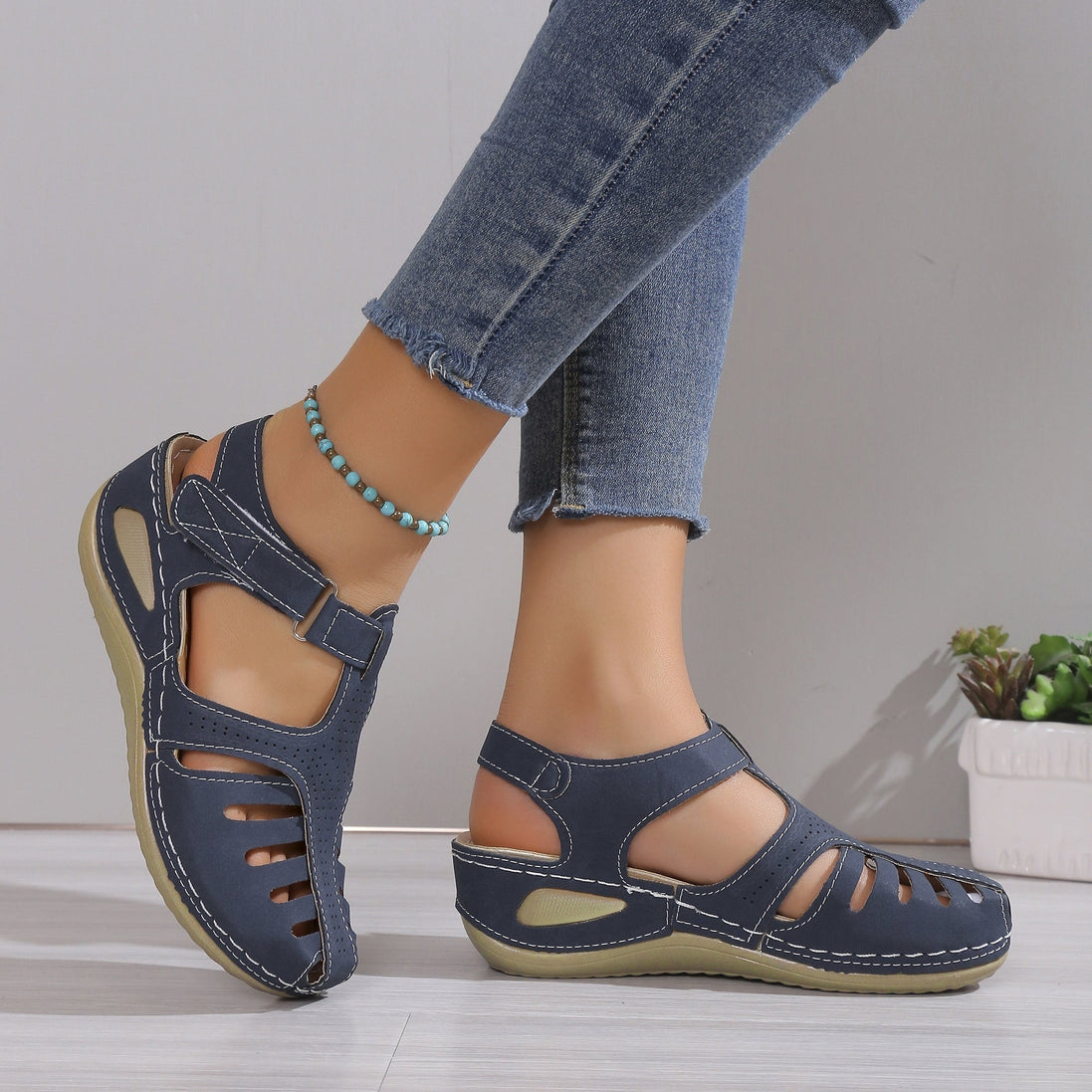 Leni – Sandali Comfort con Leggera Elevazione