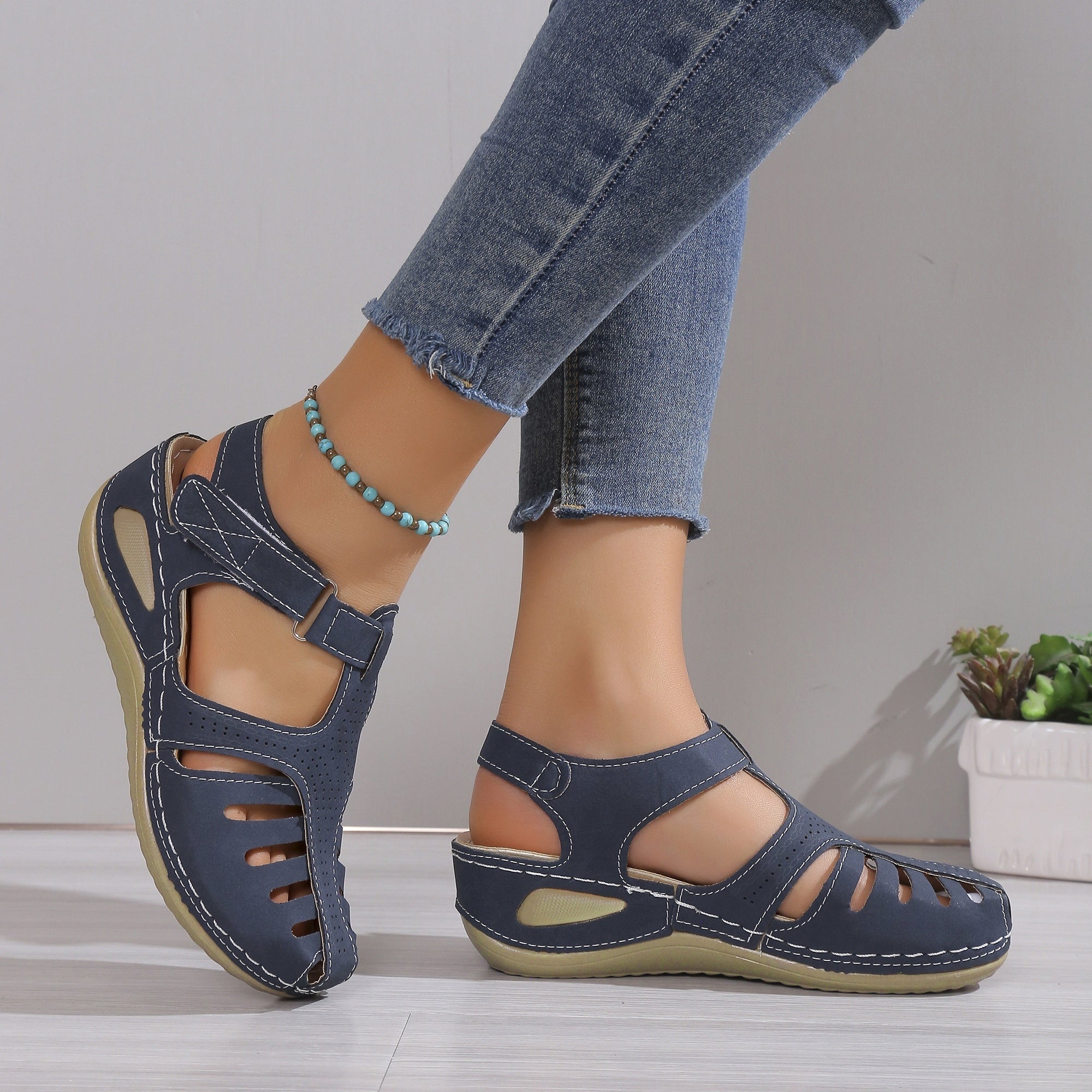Leni – Sandali Comfort con Leggera Elevazione