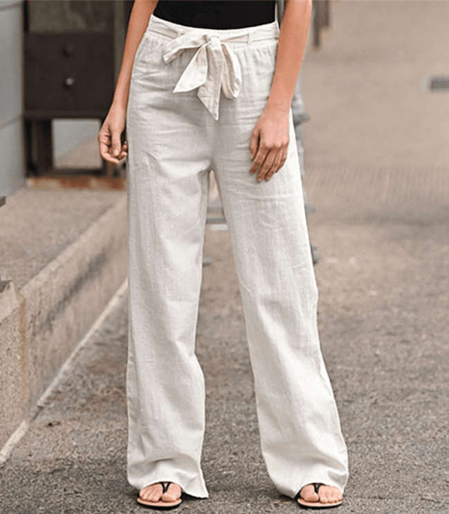 Joleen - Pantaloni comodi con vita elasticizzata
