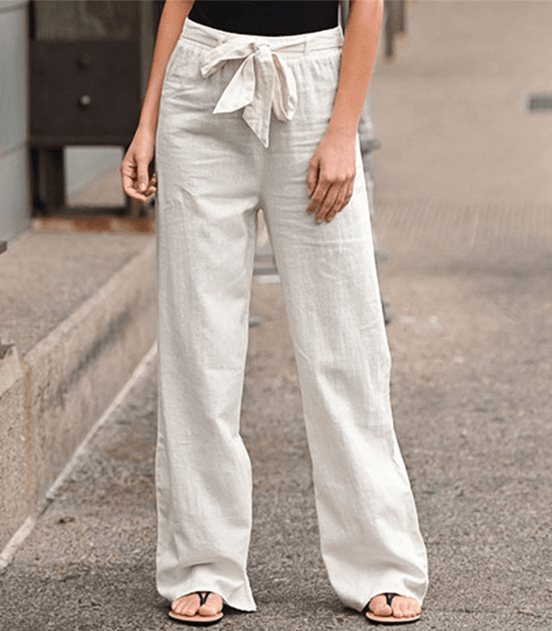 Joleen - Pantaloni comodi con vita elasticizzata