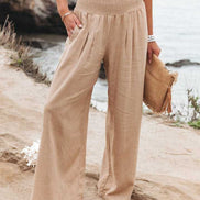 Aileen - Pantaloni larghi in lino