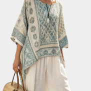 Elodie | Set in lino mediterraneo