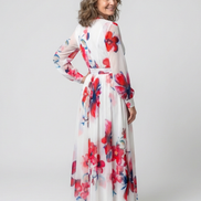 Lillian | Vestito Maxi Floreale con Maniche Lunghe