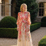 Cressida | Abito Maxi Floreale con Maniche Lunghe